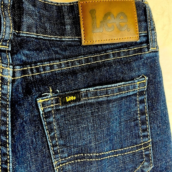 Lee Boy's Jeans Size 14 Dark Wash Slim Fit - Picture 7 of 7